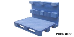 Hygienic plastic pallets with closed deck 1200x800, pallets for pharmacy